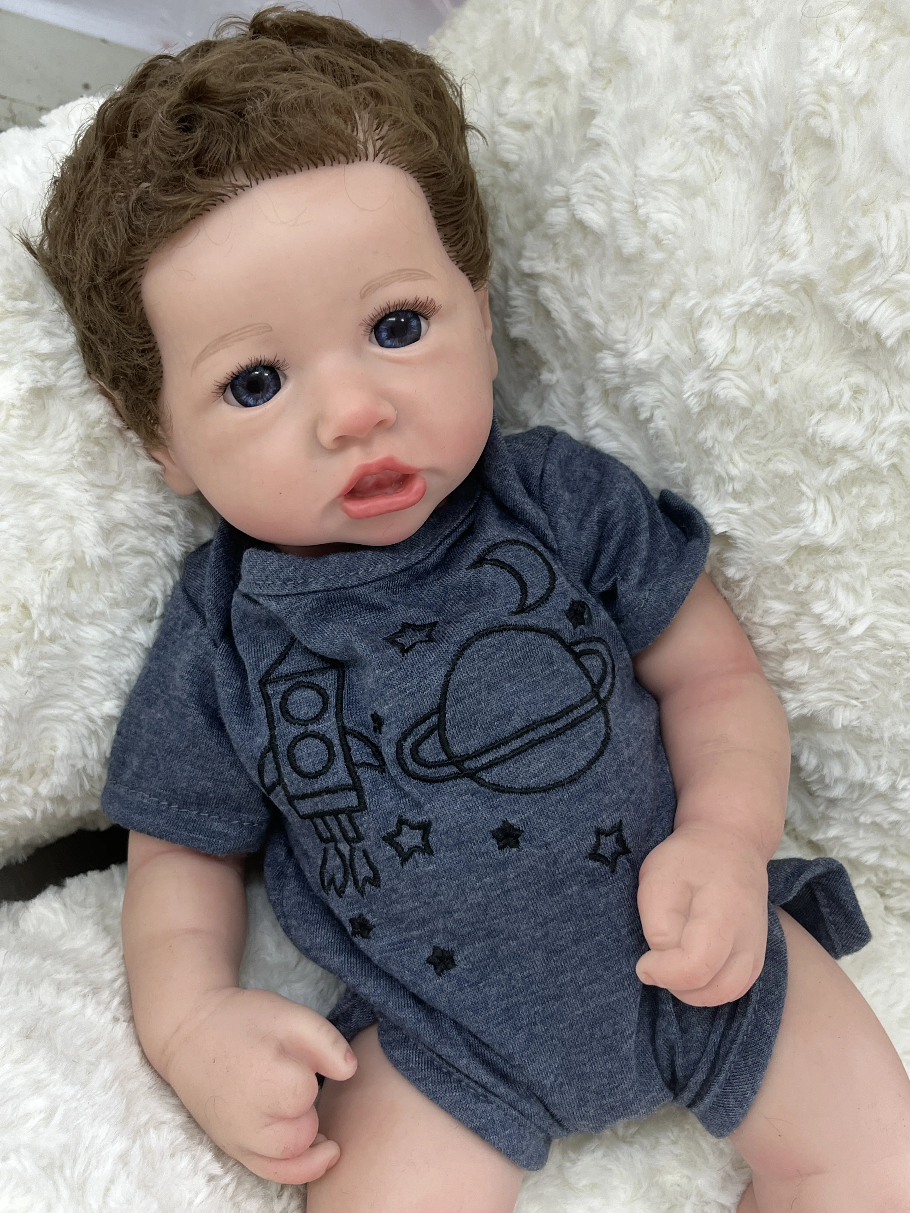 Direct factory High Quality Handmade Art Doll 16 Inch Fashion Silicone Platino Reborn baby dolls for girls