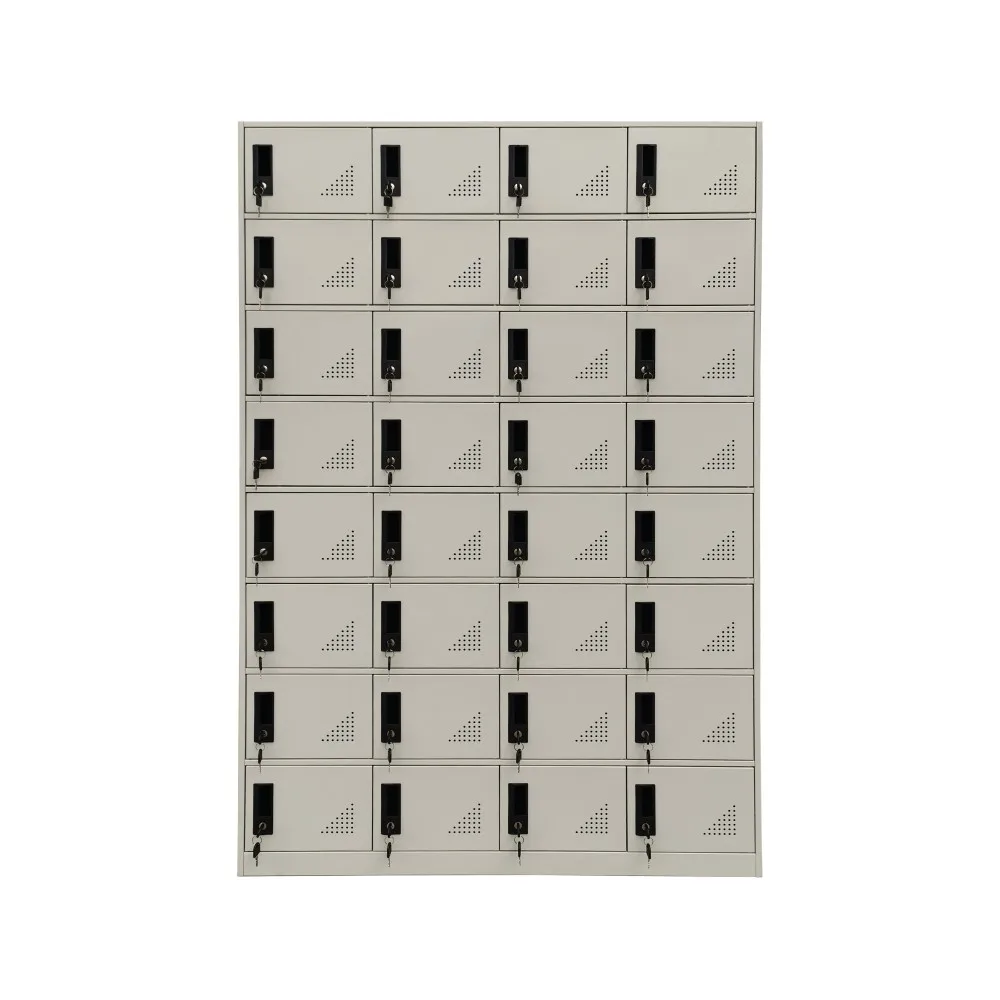 Factory Price High Quality Steel Storage Locker 32 Doors Commercial Metal Gym Clothes
