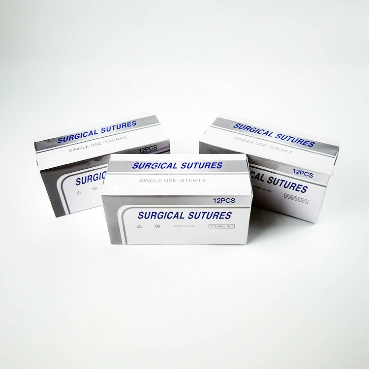 high quality Cheap and High Quality Suture Needle Sizes Sutures Multiple Size Absorbable Medical with Great Price