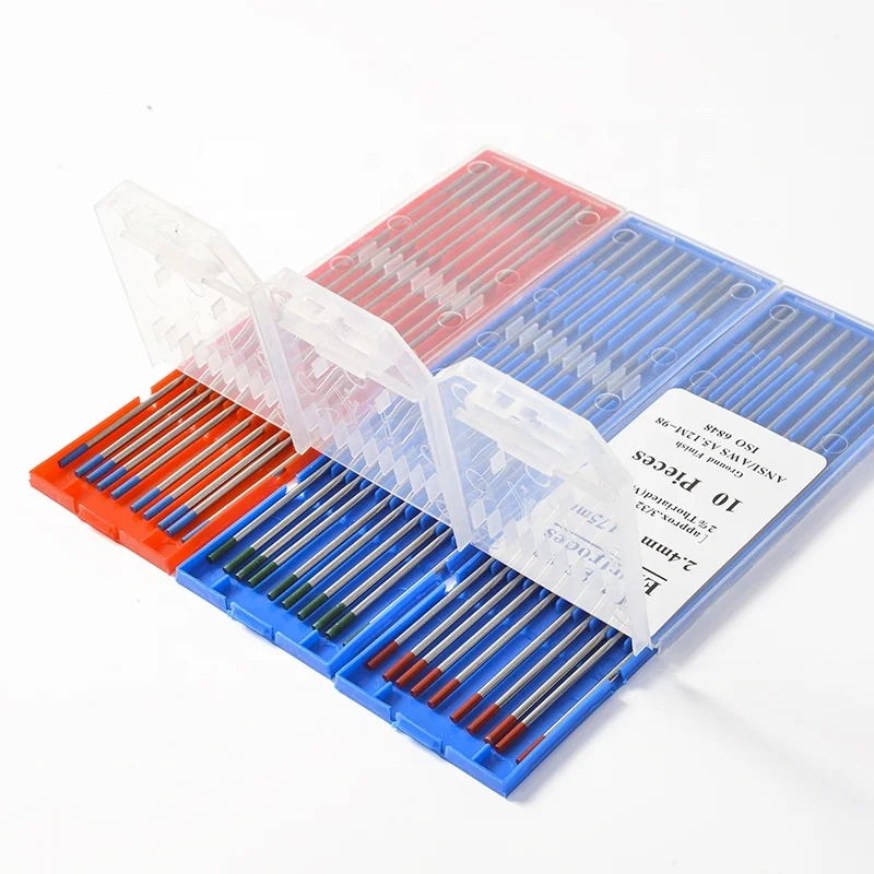 TIG welding special wt20 high quality red 1.6*175 tungsten electrode tungsten