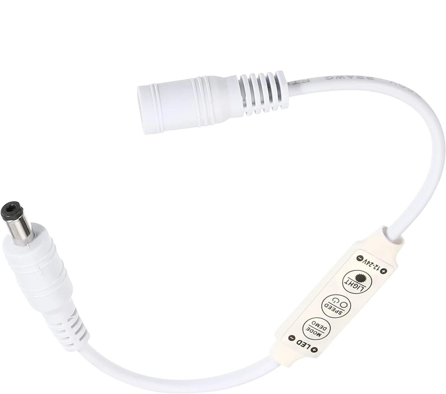 ESann светодиодный диммер, 12 В до 24 В, 3 клавиши, мини-регулятор яркости, переключатель лампы с разъемами постоянного тока