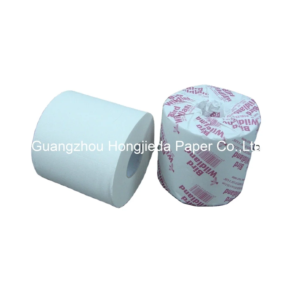 virgin wood pulp 3-ply white embossed customized printing logos ultra soft toilet tissue paper roll
