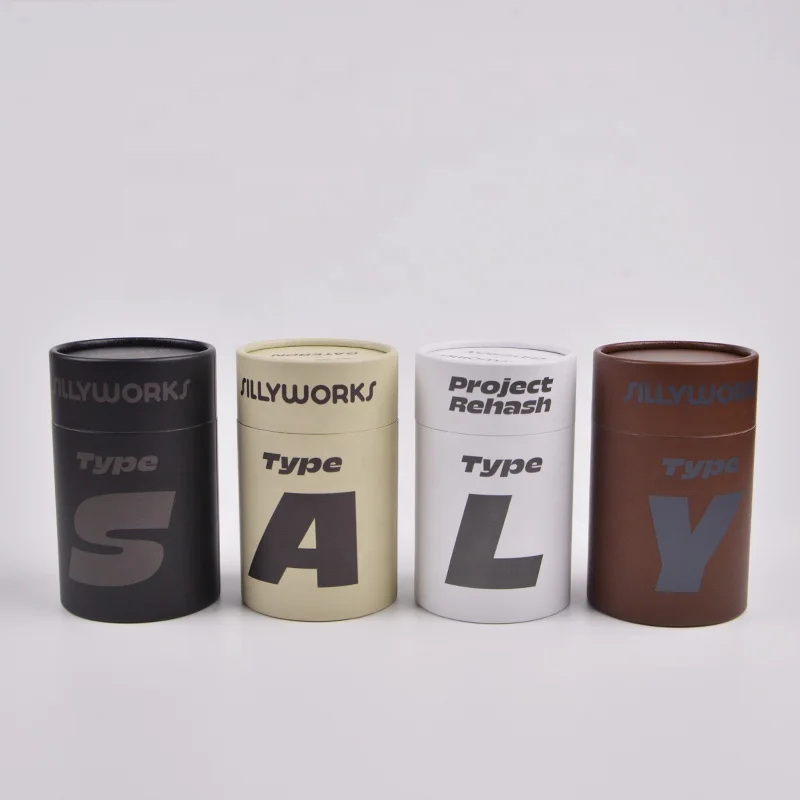 Hot sale recyclable glass jar box paper tube candle cylinder cardboard box strong packaging tube