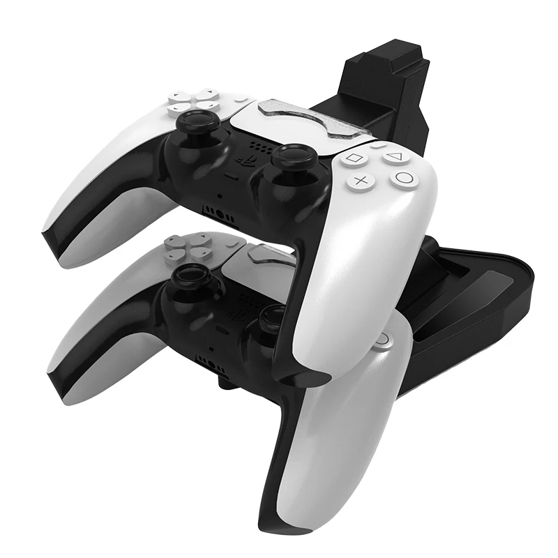 Зарядная Станция для контроллера Aolion PS5, зарядная док-станция с двумя USB-портами типа C для Sony Playstation 5 DualSense Cont