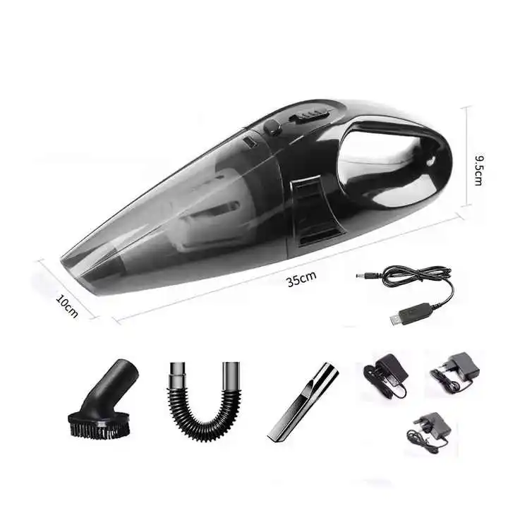 120W Portable Wired Car Vacuum Cleaner 12V Mini Auto Interior Cleaner Handheld Car Interior Cleaning Tool