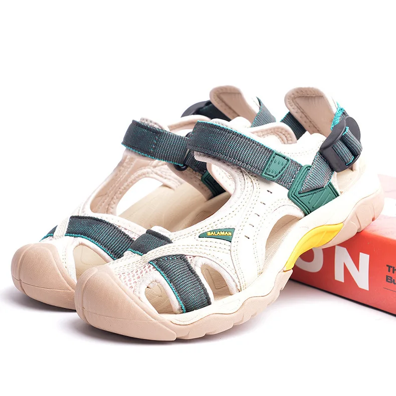 Humtto New Beach Sandals Outdoor Leisure Sports Sandals River Tracking Shoes Beach Shoes