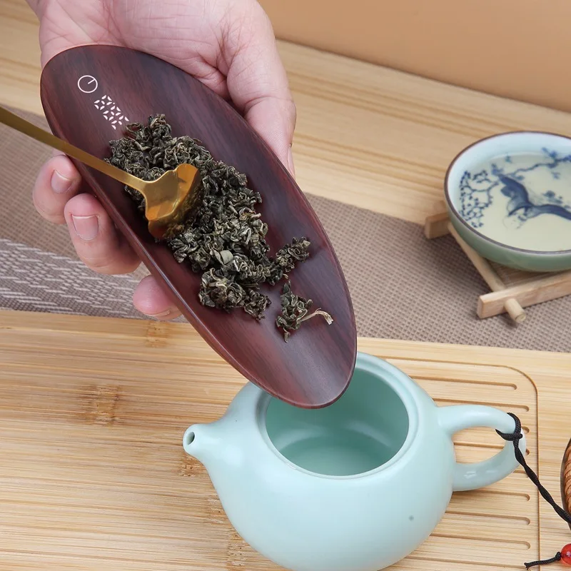 Small Portable USB 200g Electronic Smart Coffee Bean Tea Scale Modern Design Measuring Tools Dosing Cup