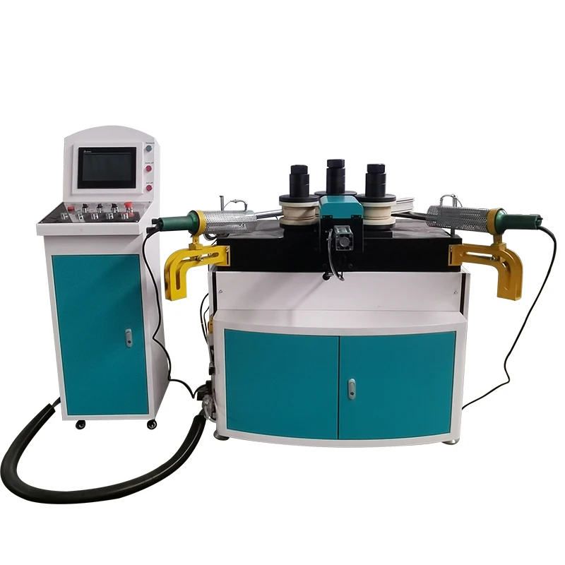 CNC three-axis bending machine used for bending aluminum profiles with broken bridges for door and window profiles