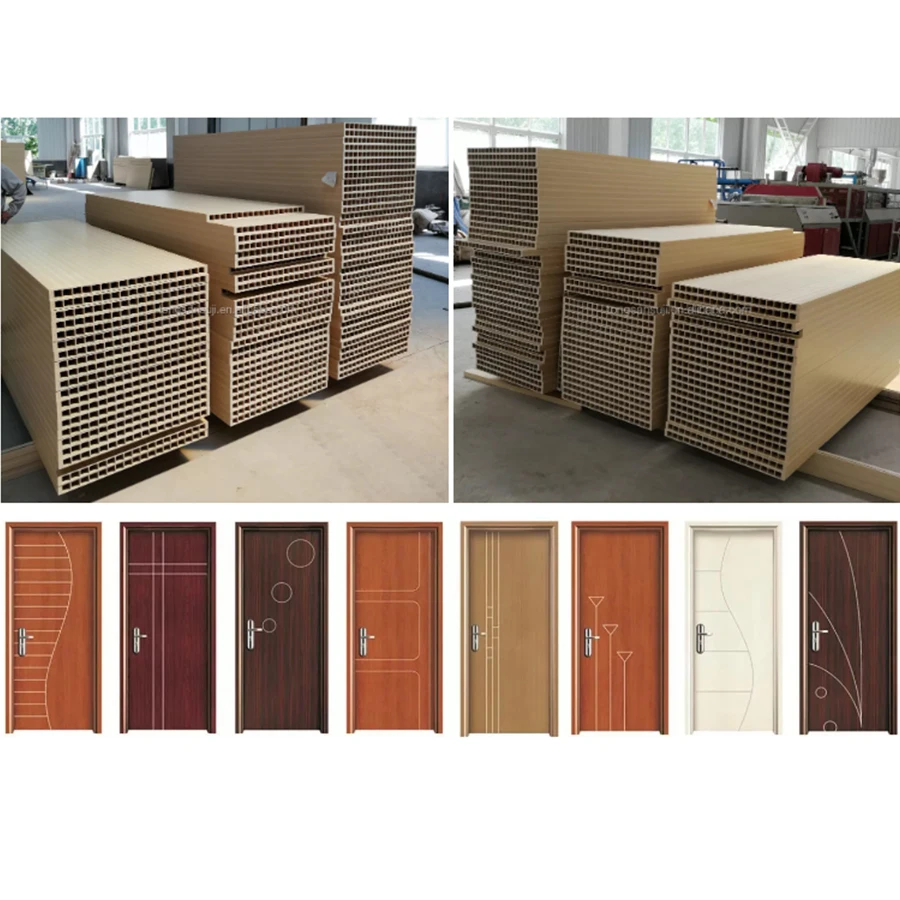 Wood Plastic Extruder PVC WPC Doors Machine Turnkey Project for door panel and door frame production line
