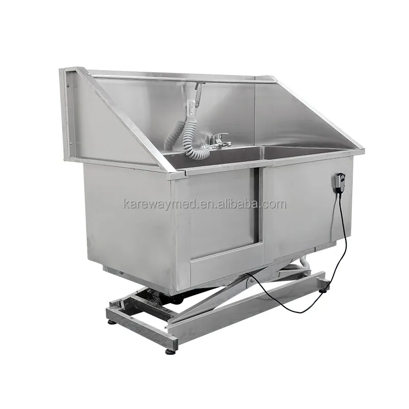 Electric Lifting Stainless Steel Pet Bathtub Dog Grooming Bath for Pet Shower