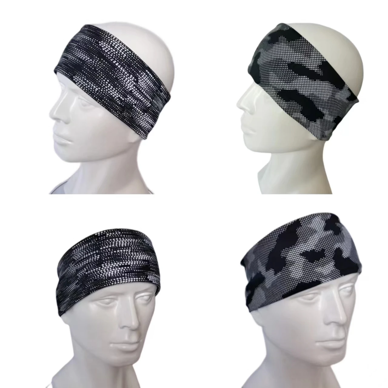 Chinese manufacturers cheapest new style satin elastic hair band large fabric for sport