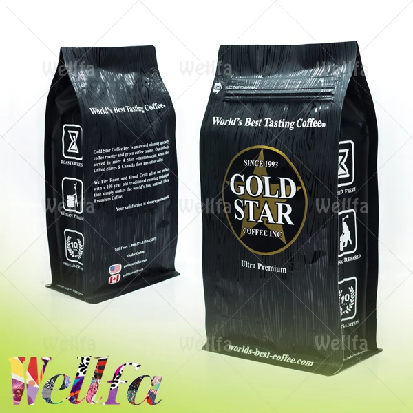 120g Coffee Bag Package Aluminium Foil Coffee Packaging Bag
