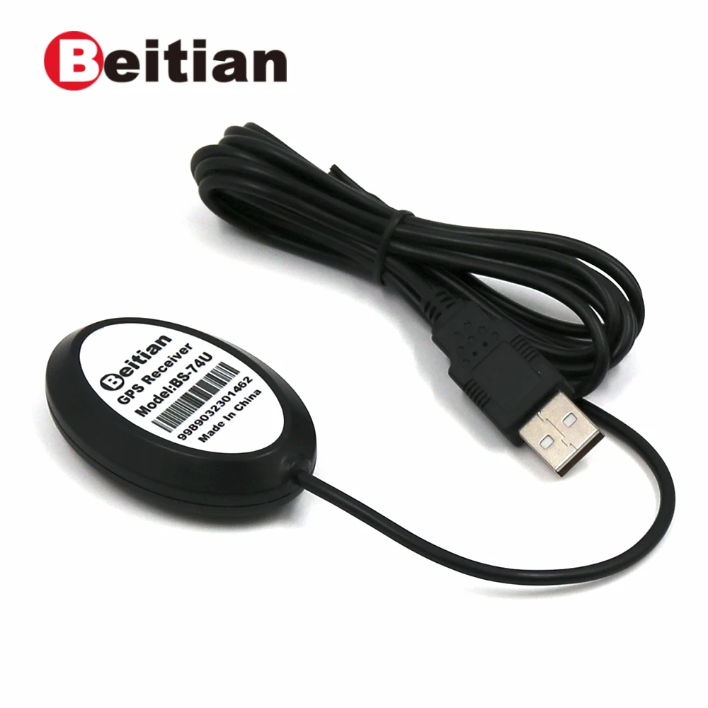 BEITIAN Auto-adapted baud rate magnetic mounting G-MOUSE waterproof IP67 USB GPS receiver replace BU-353S4 BS-74U