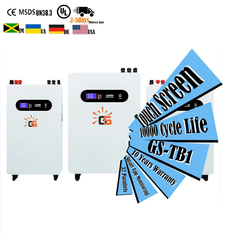 Лучшая литиевая батарея lfp lifepo4 100ah 10kw 200ah 150ah 48v 24v bluetooth