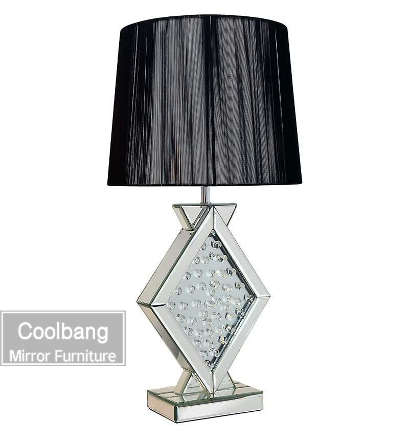 Classic Design Modern Decoration Lighting Mirrored Furniture Crystal Table Lamp