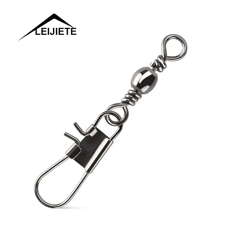 stainless steel fast long line heavy duty connector fishing snap swivels accessories