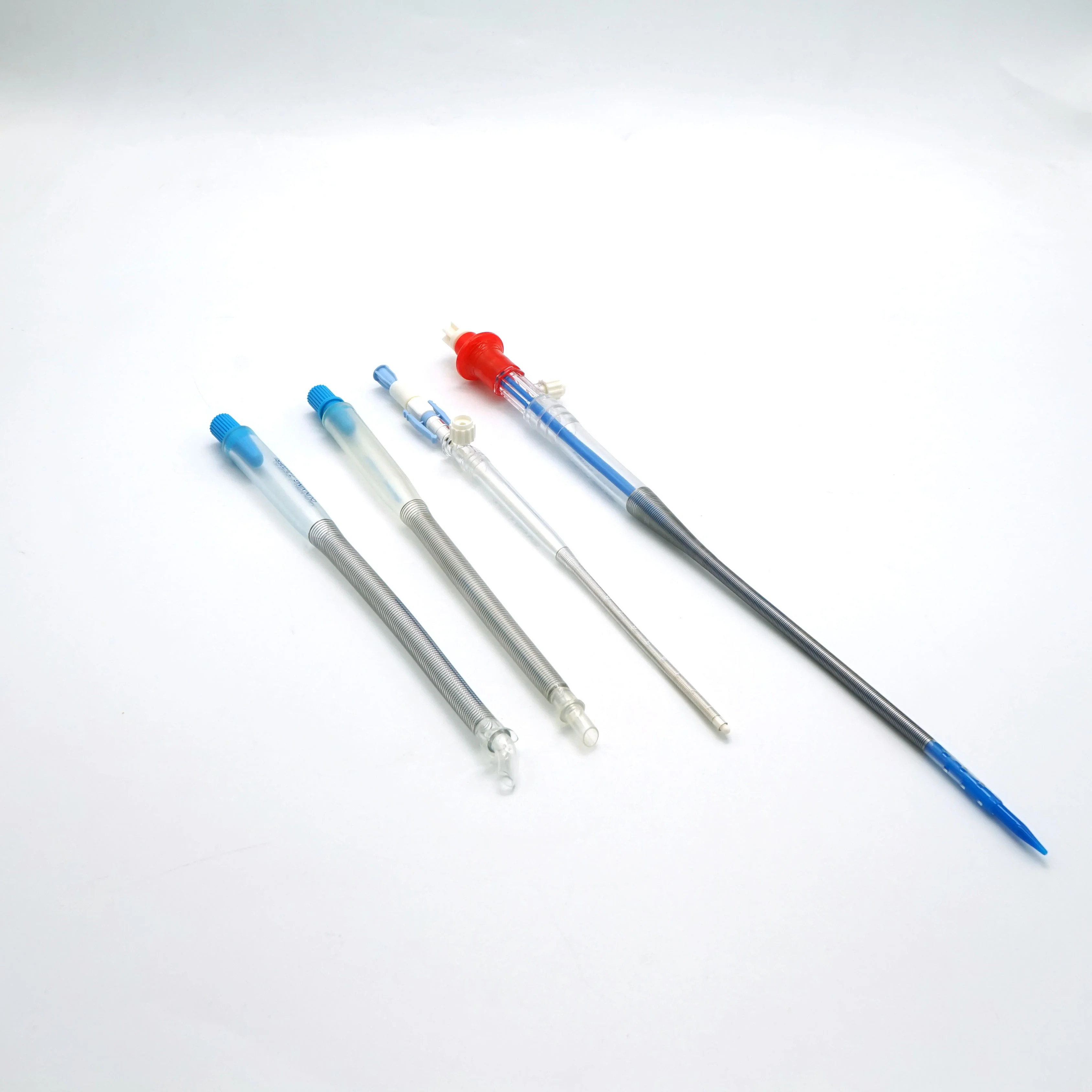 wire-wound Reinforced  Arterial Cannula  45 degree curved  tip ,without ring