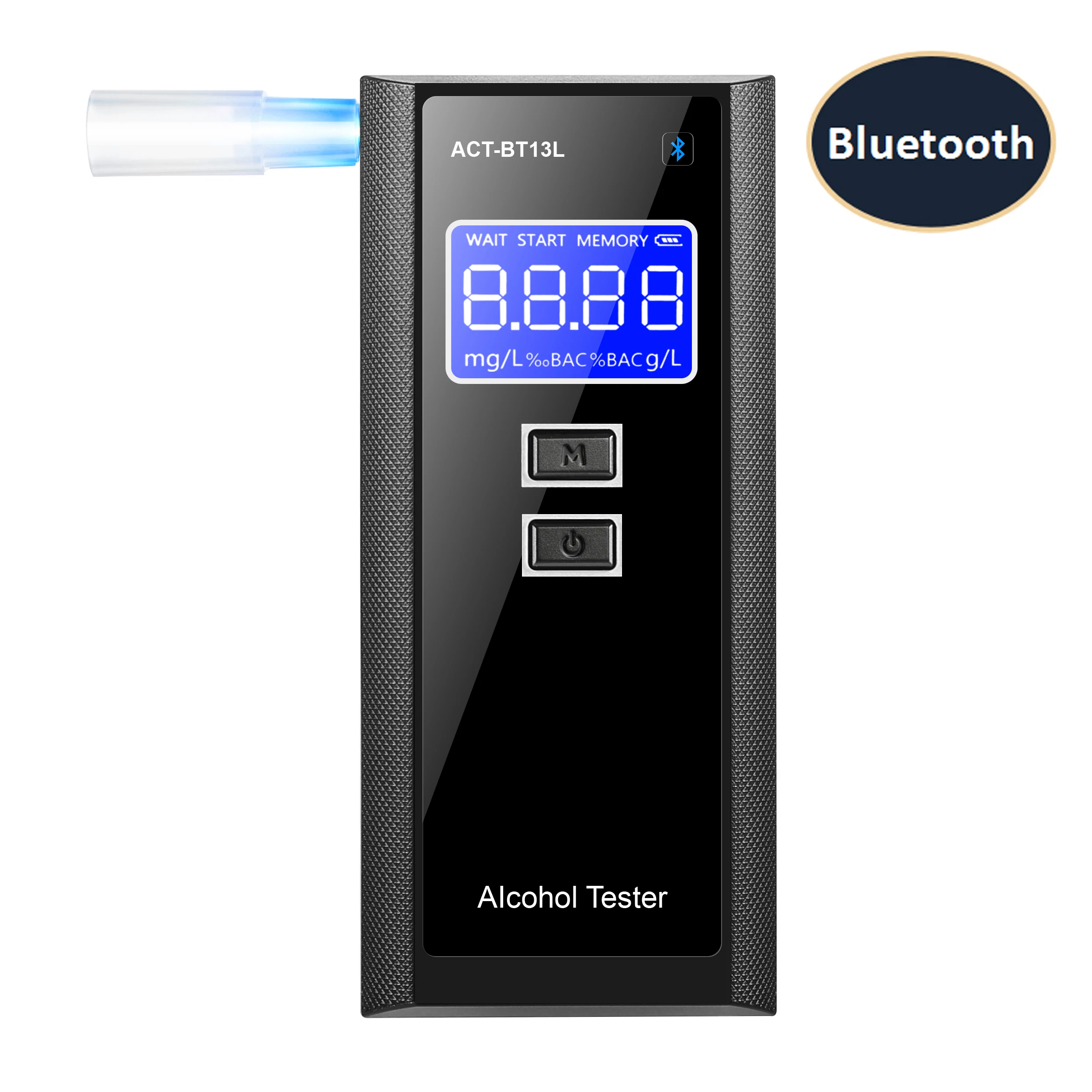 Factory price alcohol tester portable alcohol checker high quality  bluetooth breathalyzer