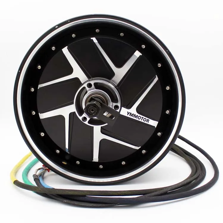 13-inch brushless DC hub motor 72V8KW motor driver is suitable for electric motorcycle scooters 130km/h