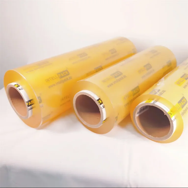 Factory wholesale price slide cutter strech film best fresh food wrap transparent pvc cling film