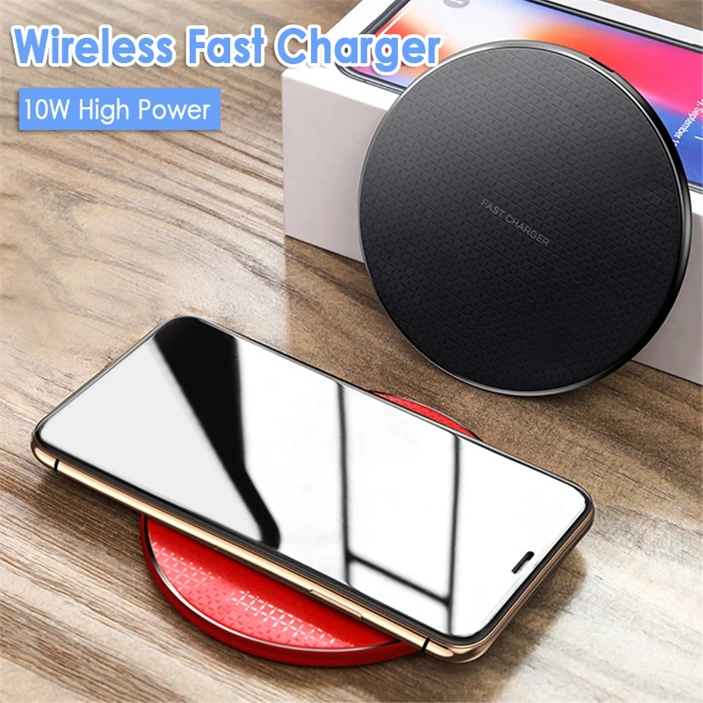 Promotional Business Gifts QI Wireless Charger for iPhone Fast Wireless Charging Pad for Samsung Xiaomi phone Chargers Station