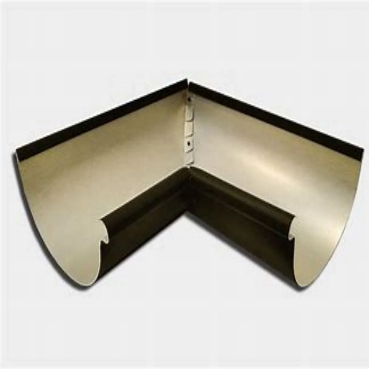 High Rib Aluminum Sheet Metal Half Round Rain Water Spout Pipe Seamless Cold Roll Forming Gutter Machine