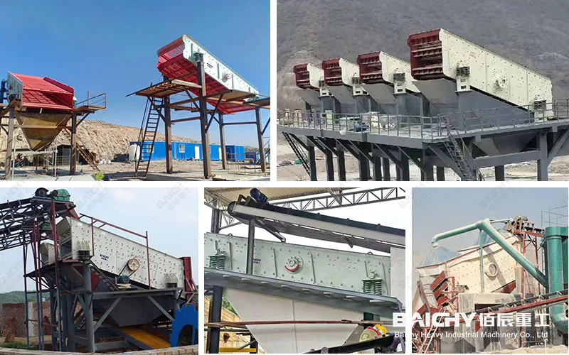 China Mining Gold Ore Gravel Stone Vibrating Screen Machine Price, Multilayer Circular Vibrating Screen For Sand 