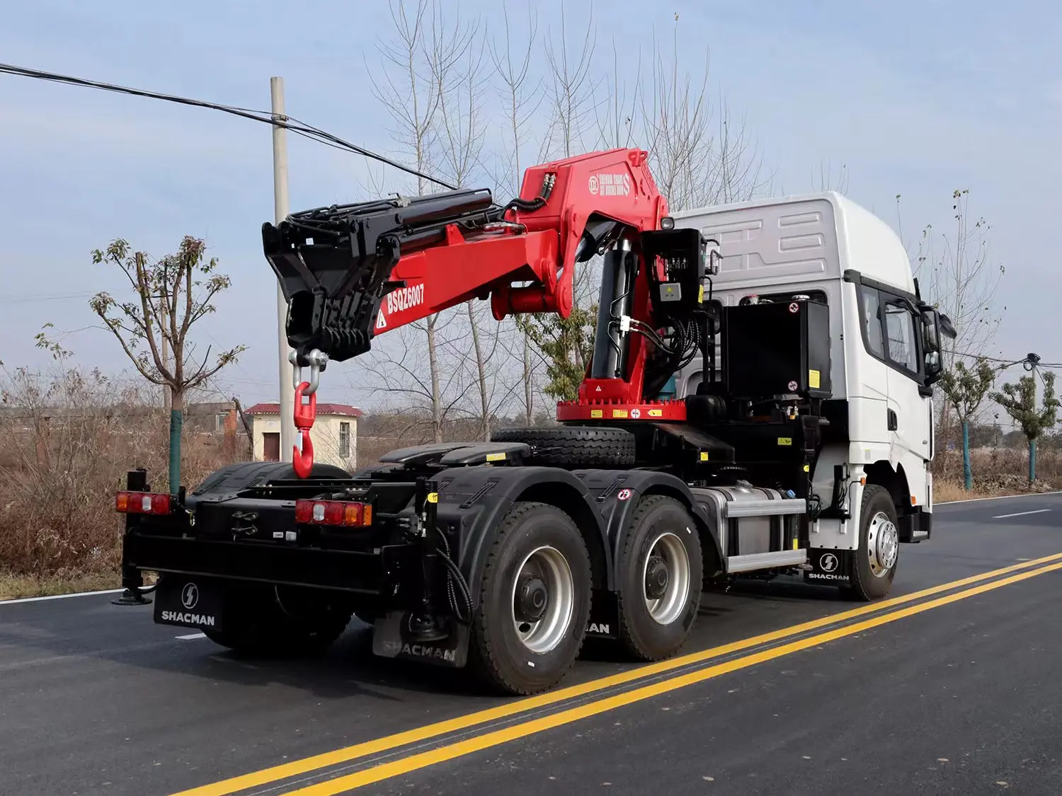 HOT sale Shacman Low Price Full Drive 12ton 14ton 16ton 20ton Crane Mounted Tractor Head Truck
