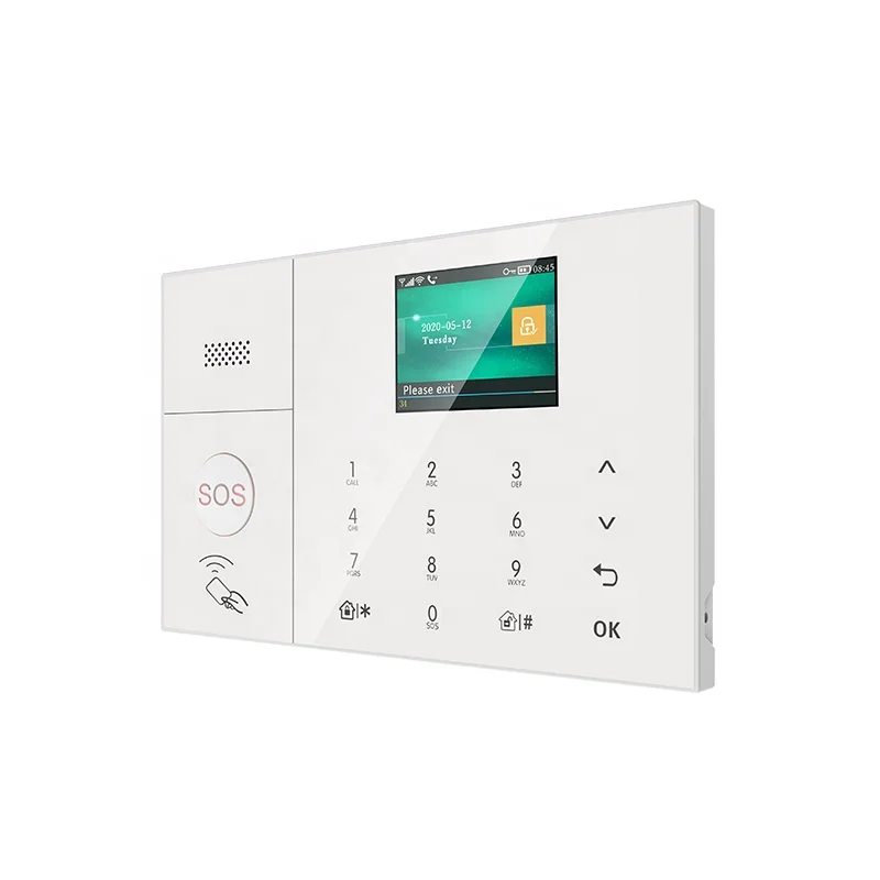 
Security & Protection Strongbox Anti Robber WiFi GSM 4G Wireless Home Office Car Alarm System MX8 