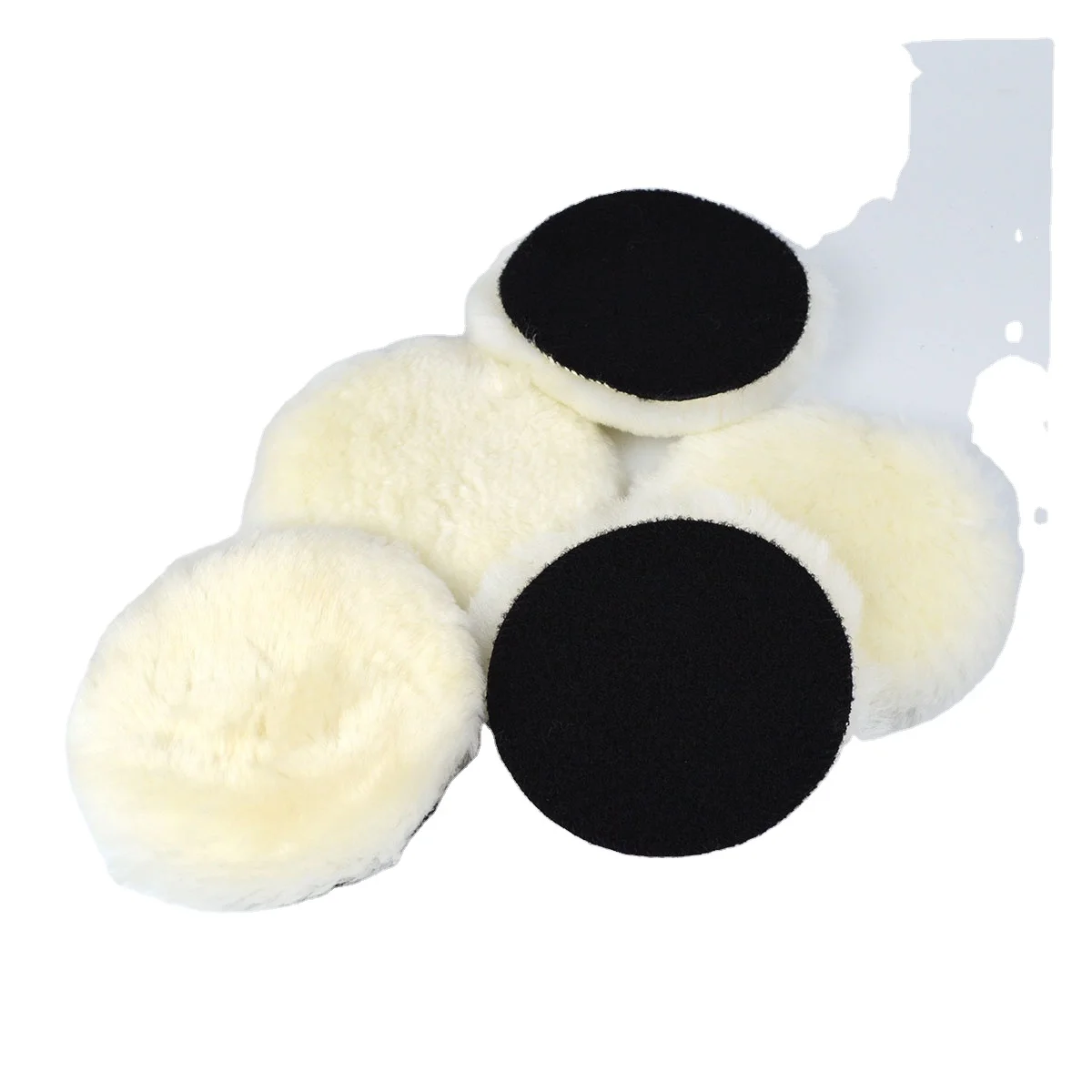 New wool polishing pad car paint care polishing wool pad Japanese polishing wool plate high-grade wool fine polishing