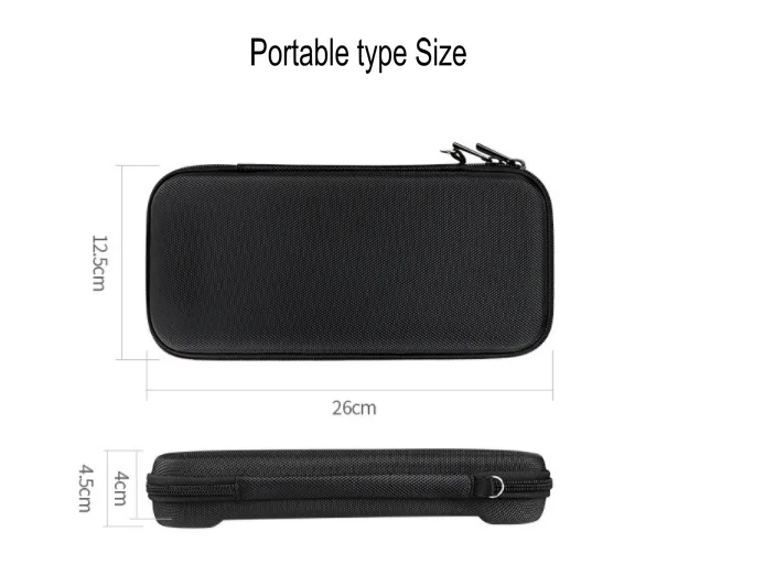 Hard Shell Pouch Game Carry Case with Pockets for Nintendo Switch and OLED Console