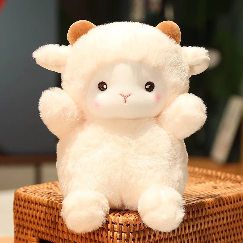 Popular plush cute lamb toy kids home decoration sheep plush Christmas gift Wholesale