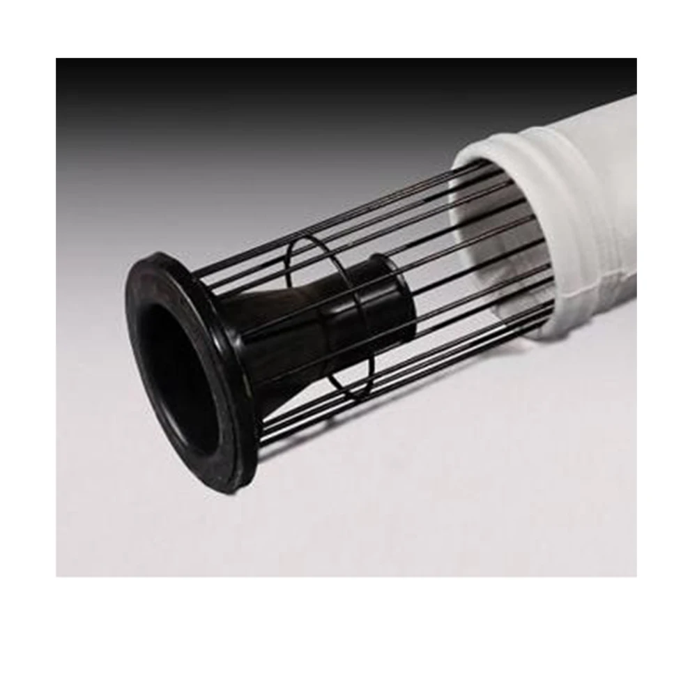 Carbon steel filter bag cages with venturi blower