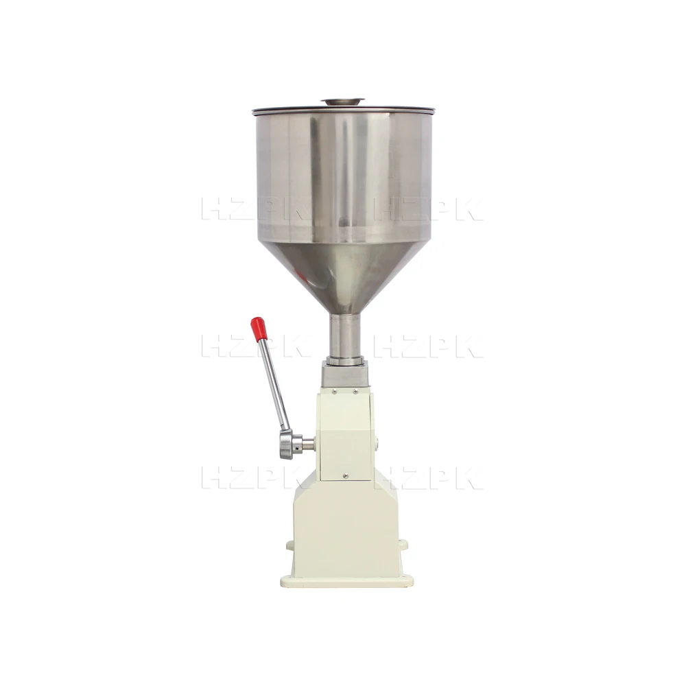 hzpk A03 manual piston 10ml vial flacon attar lipstick filling machinery liquid small