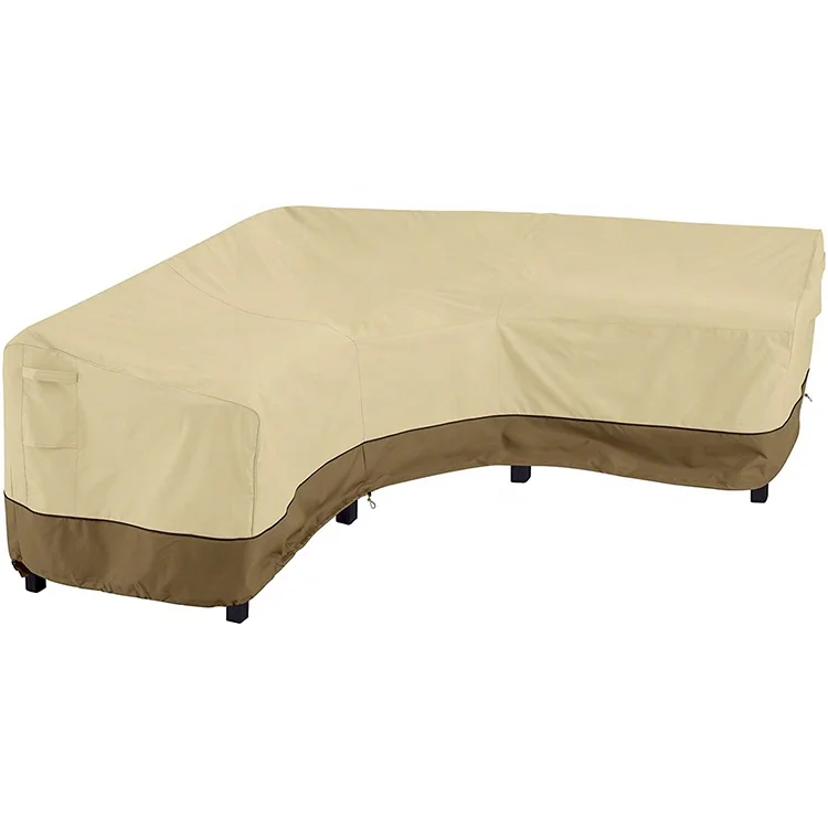 
Factory wholesale patio dust proof L shape sofa cover waterproof outdoor garden furniture covers 