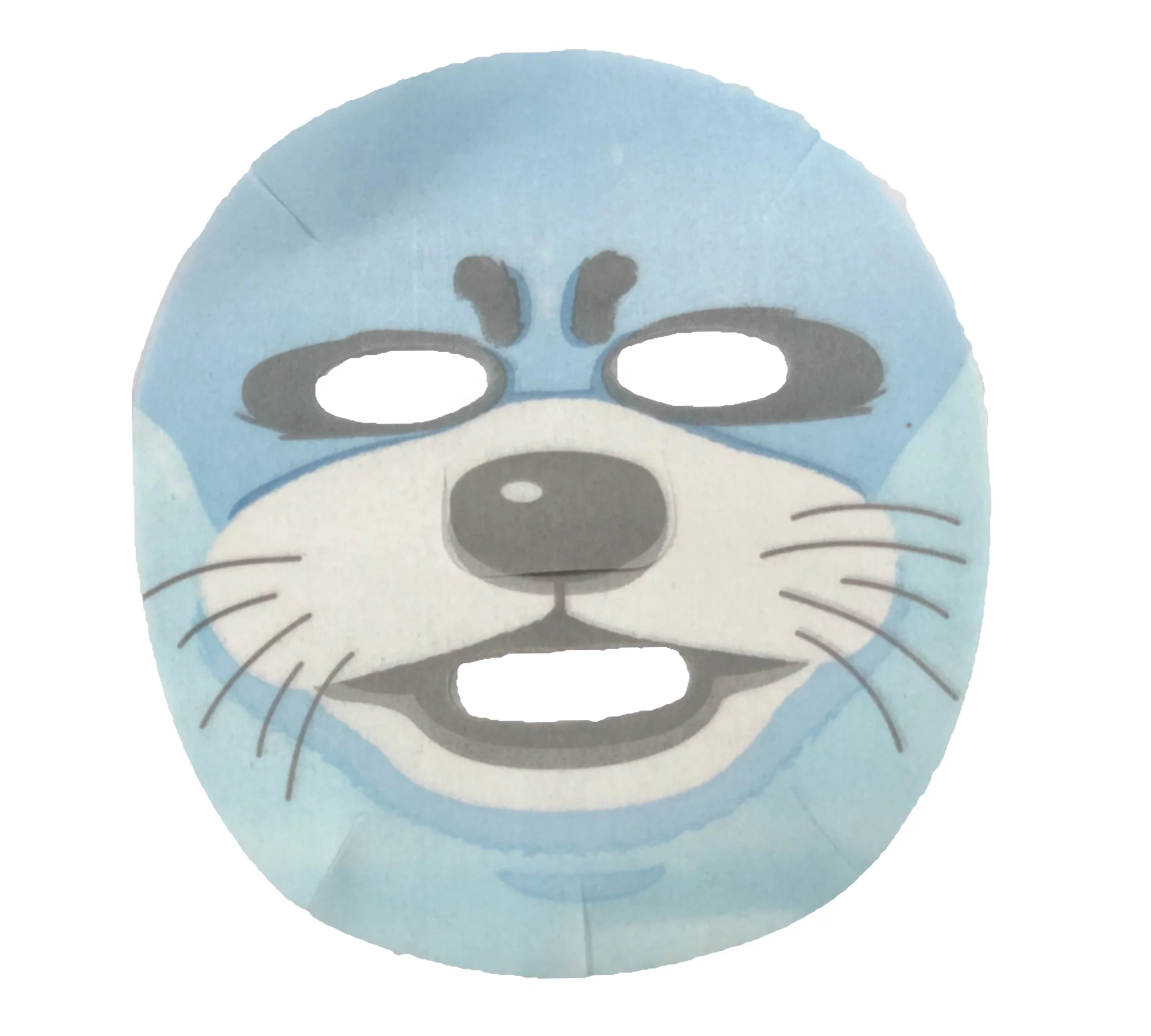 Cute Printing 30gsm Tencel Korean Cosmetics Sheet Mask Female Nonwoven Lightening Moisturizing Gel Face Mask Facial Deep Clean