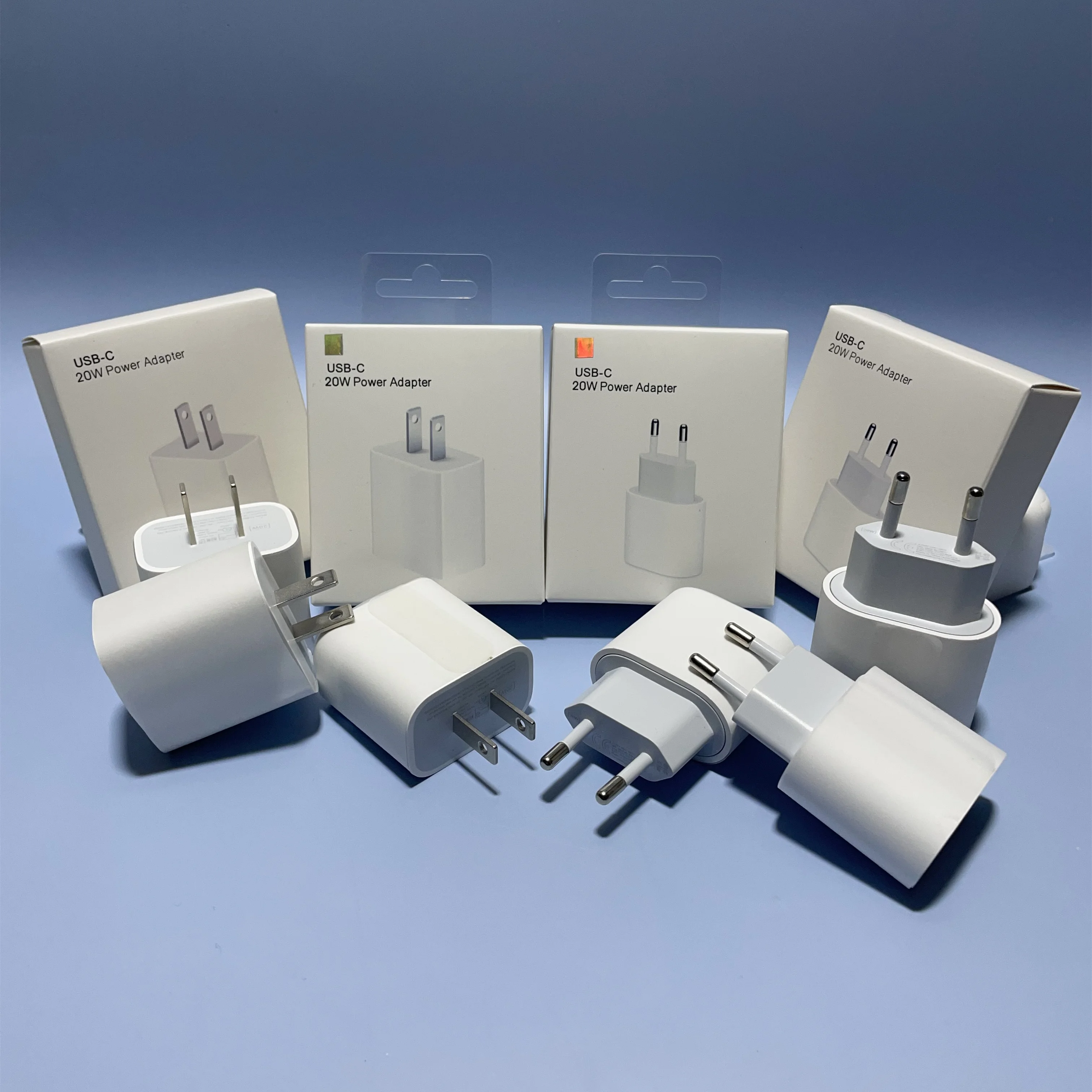 Source manufacturer Wholesale Usb-c Mobile Phone Fast Charging Portable Us Pd 20w Power Adapter Charger Plug Block For Apple Iph