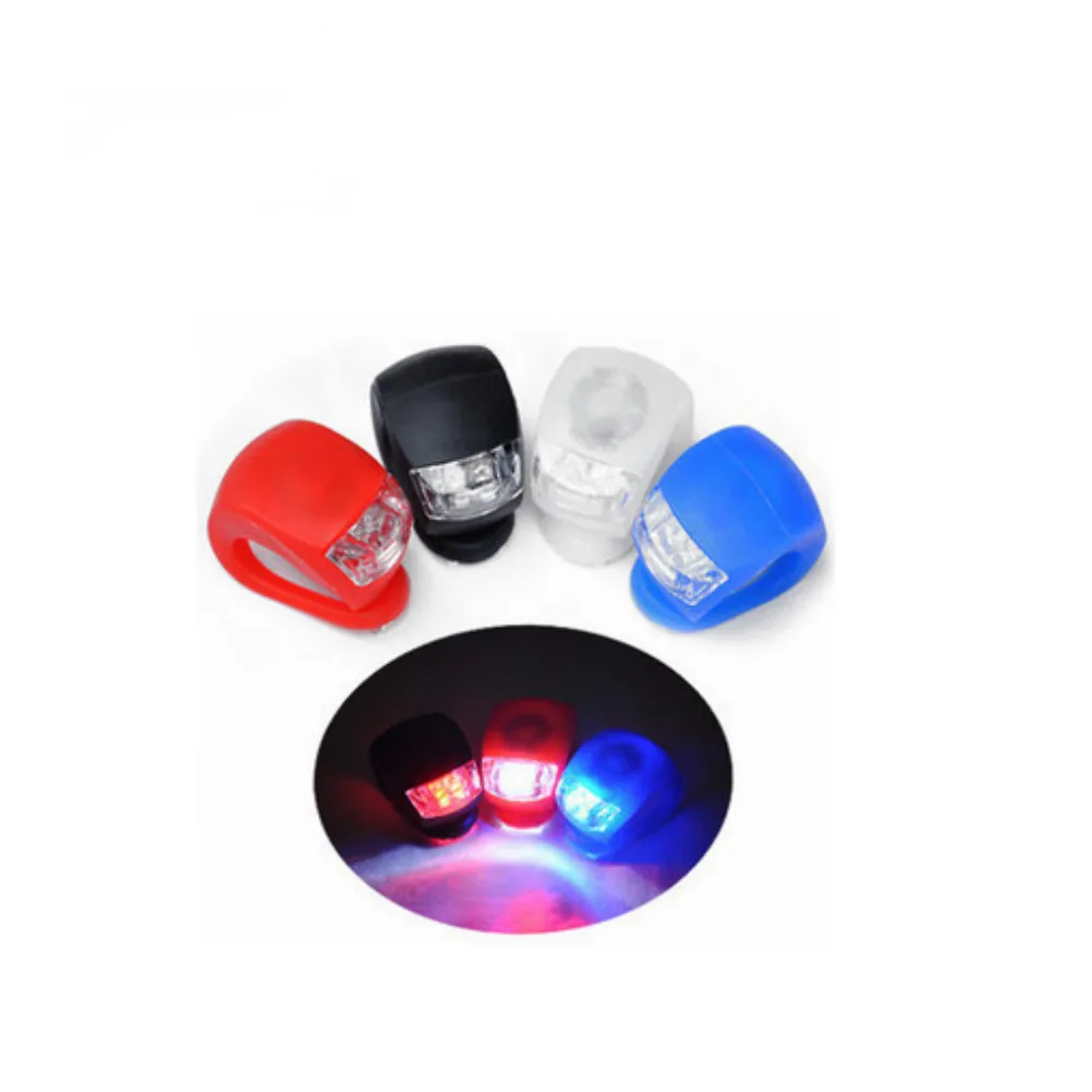 Colorful Silicone Bicycle Accessories LED Bike Tail Light