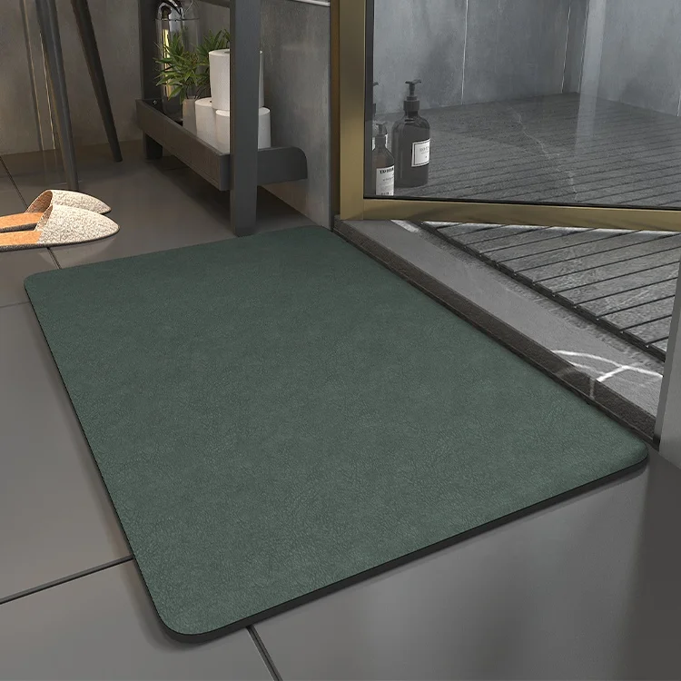 Quick Dry bathmat anti slip diatomite Diatom mud absorbent floor mats diatomaceous earth sutera bath mats for bathroom