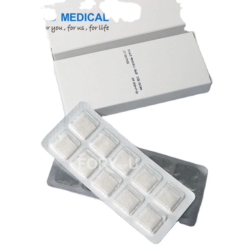 Foryou medical Cellulose material dental surgery gauze dentistry Gauze hemostatic first aid gauze
