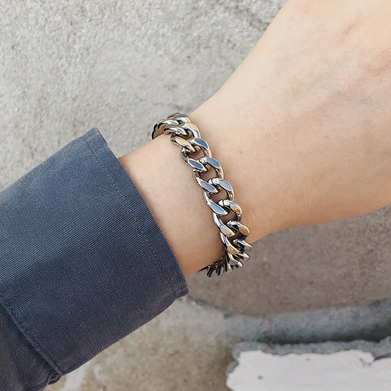 MICCI Wholesale Custom Wide Thick Belt Chain Bracelet Women 18K Gold Plated Stainless Steel Inspired Woven Mesh Bracelet