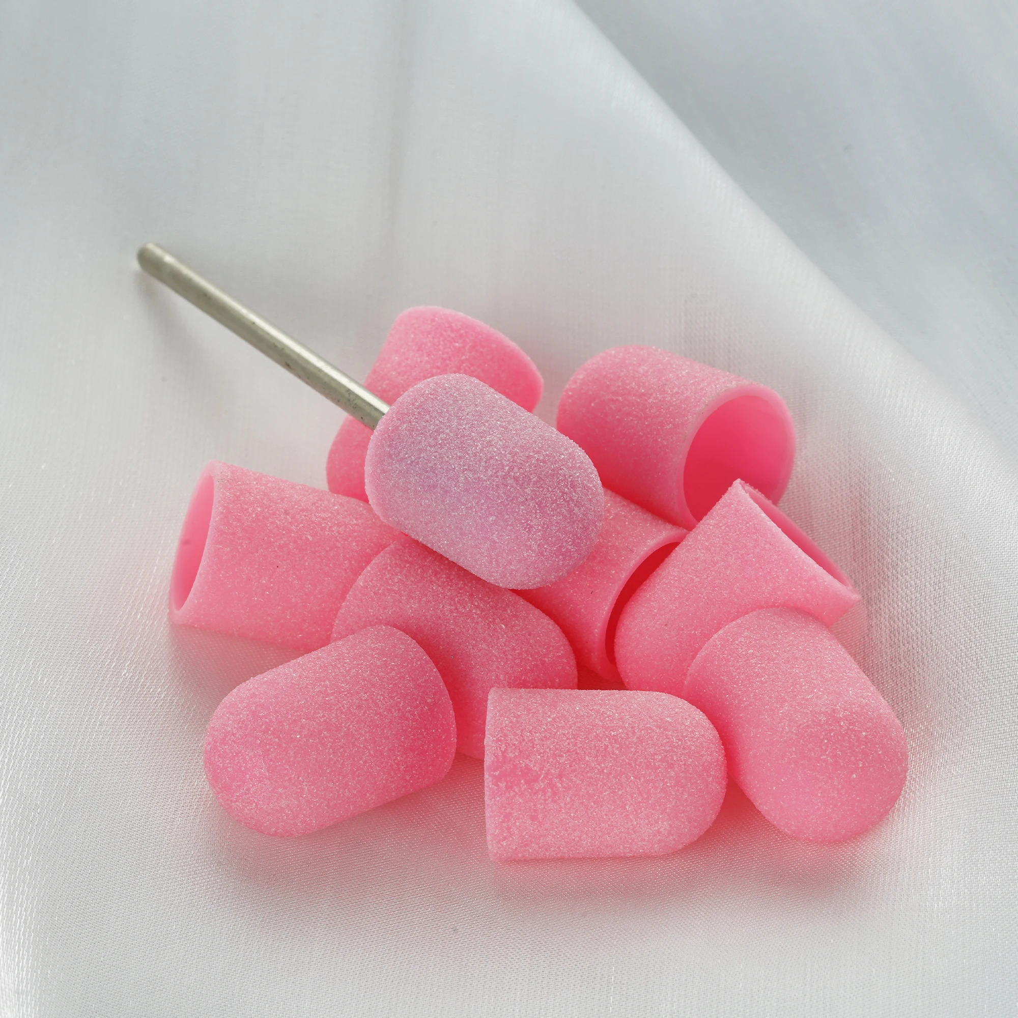 Remove Calluses Pink Pedicure Sanding Caps Nail Drill Bits