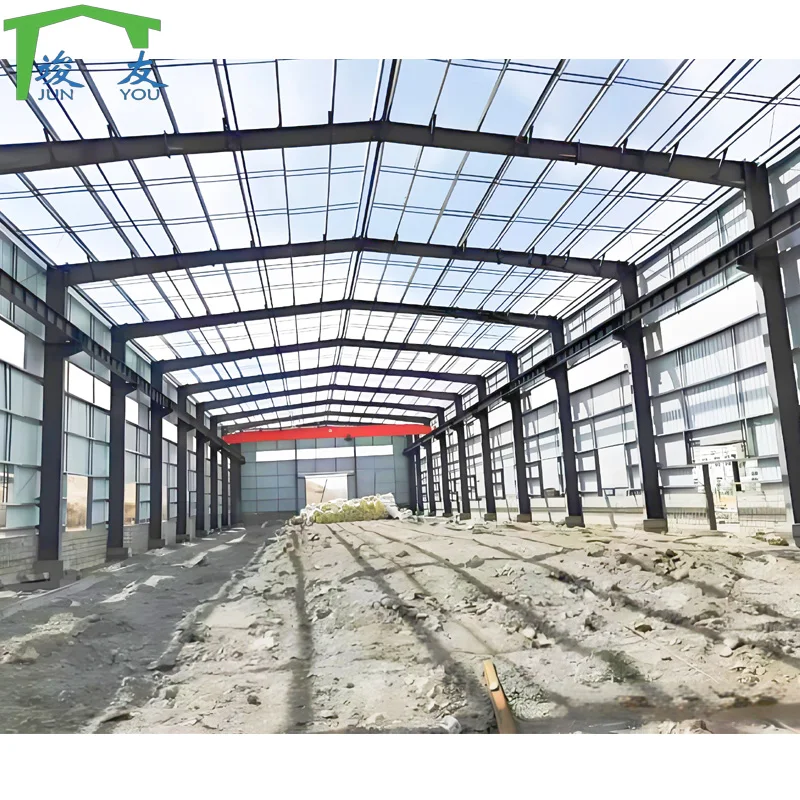 Prefabricated steel structure workshop gas station advertising steel structure petrol station canopies construction workshop