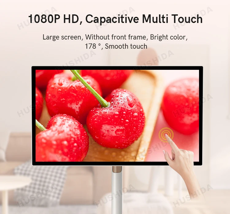 Wholesale Price Multi Points Interactive LCD Monitor Display All in One PC Monitor Capacitive Touch Screen Smart TV