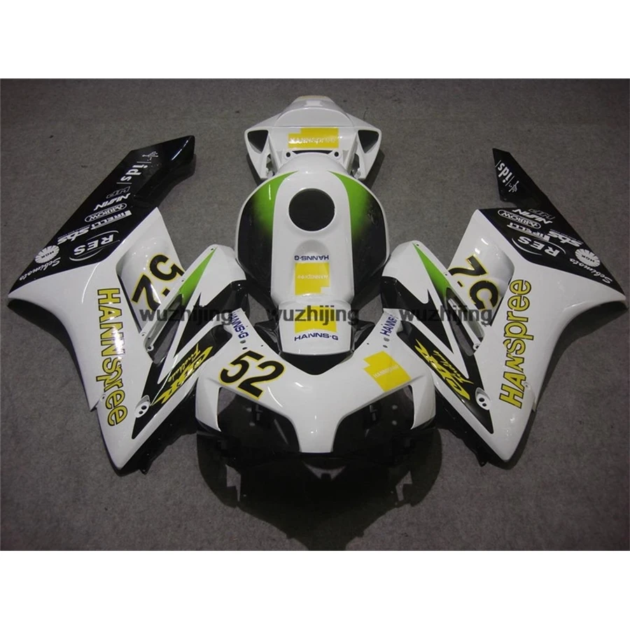 Fairing Kits for Honda Cbr1000 RR 2004 - 2005 White black Hannspree Fairing CBR 1000 RR 2005 2004 - 2005 CBR 1000 RR 2005