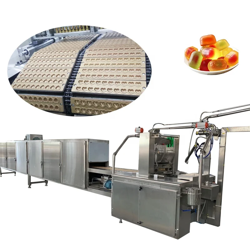 Large Auto soft Candy Making Machine Gummy Production Line