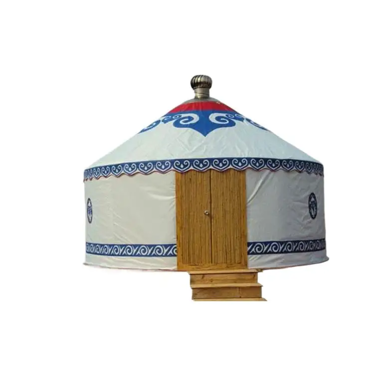 Luxury Canvas Waterproof Yurt Tent Wedding Party Home 8 Person Sleepover Safari Festival Circus Large Other Glamping Tent