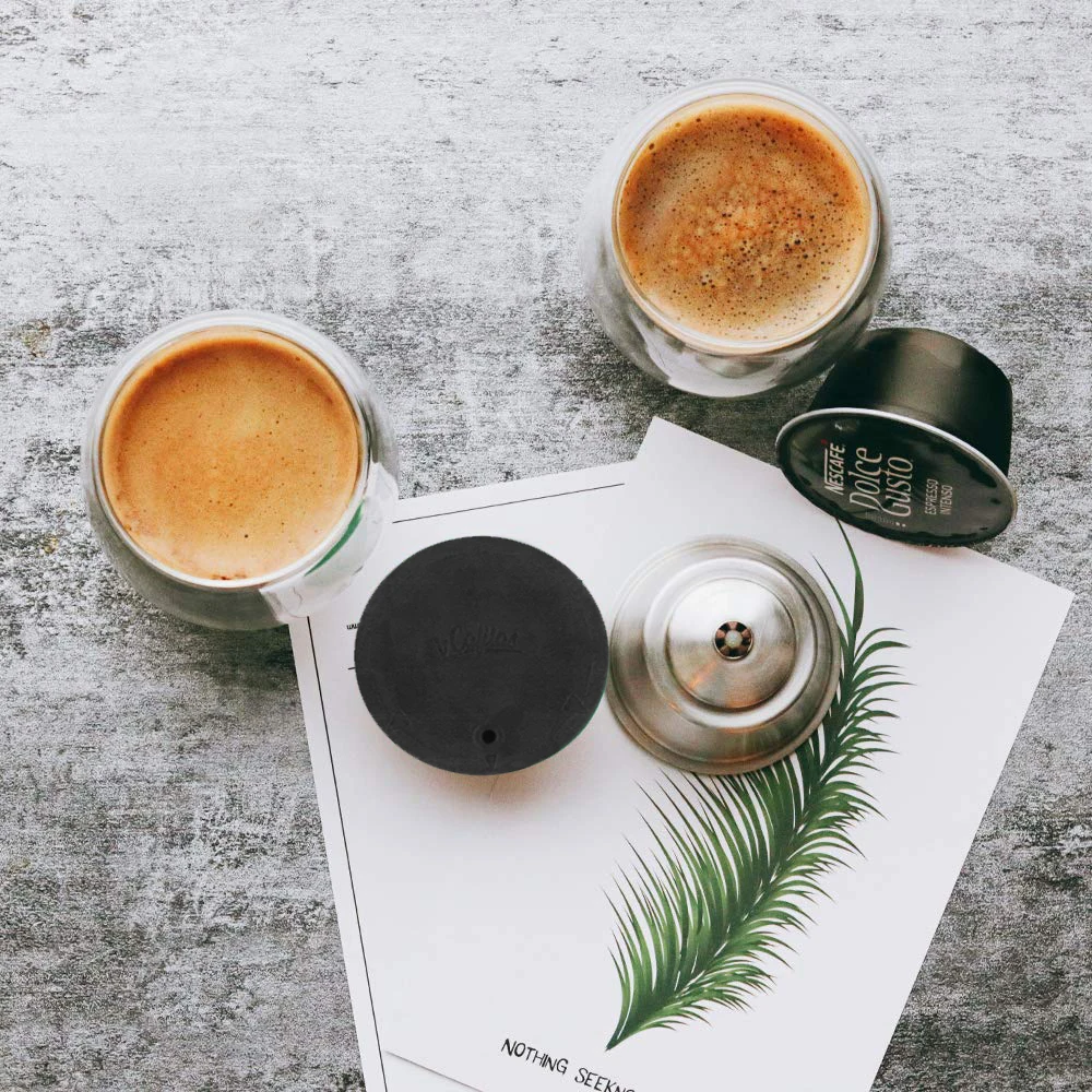  Капсулы из нержавеющей стали LUMIO Metal Rusable Dolce Gusto для Nescafe с фильтрами кофе капсулы