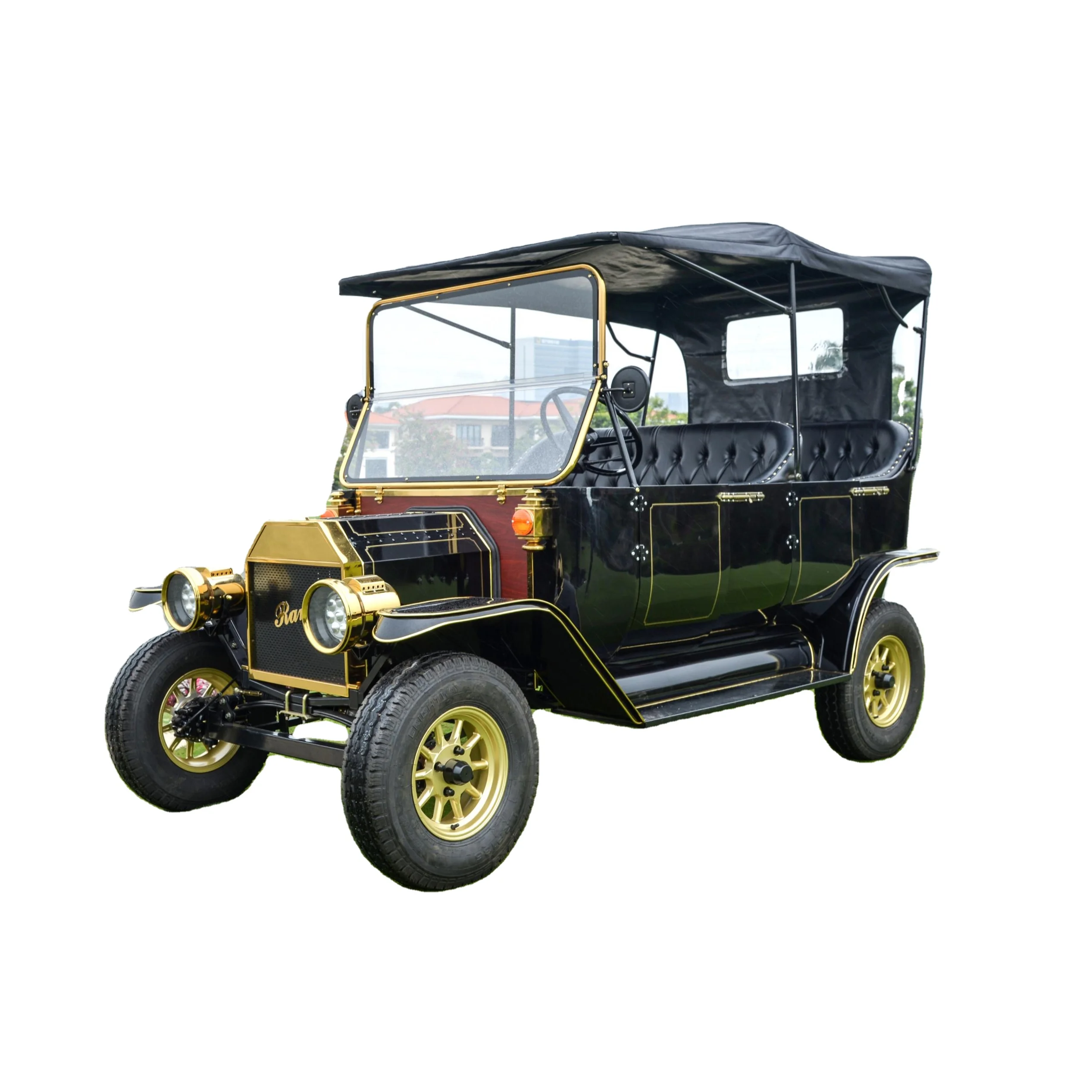 4-5 passengers mini electric car sightseeing classic vehicles vintage golf carts for sale