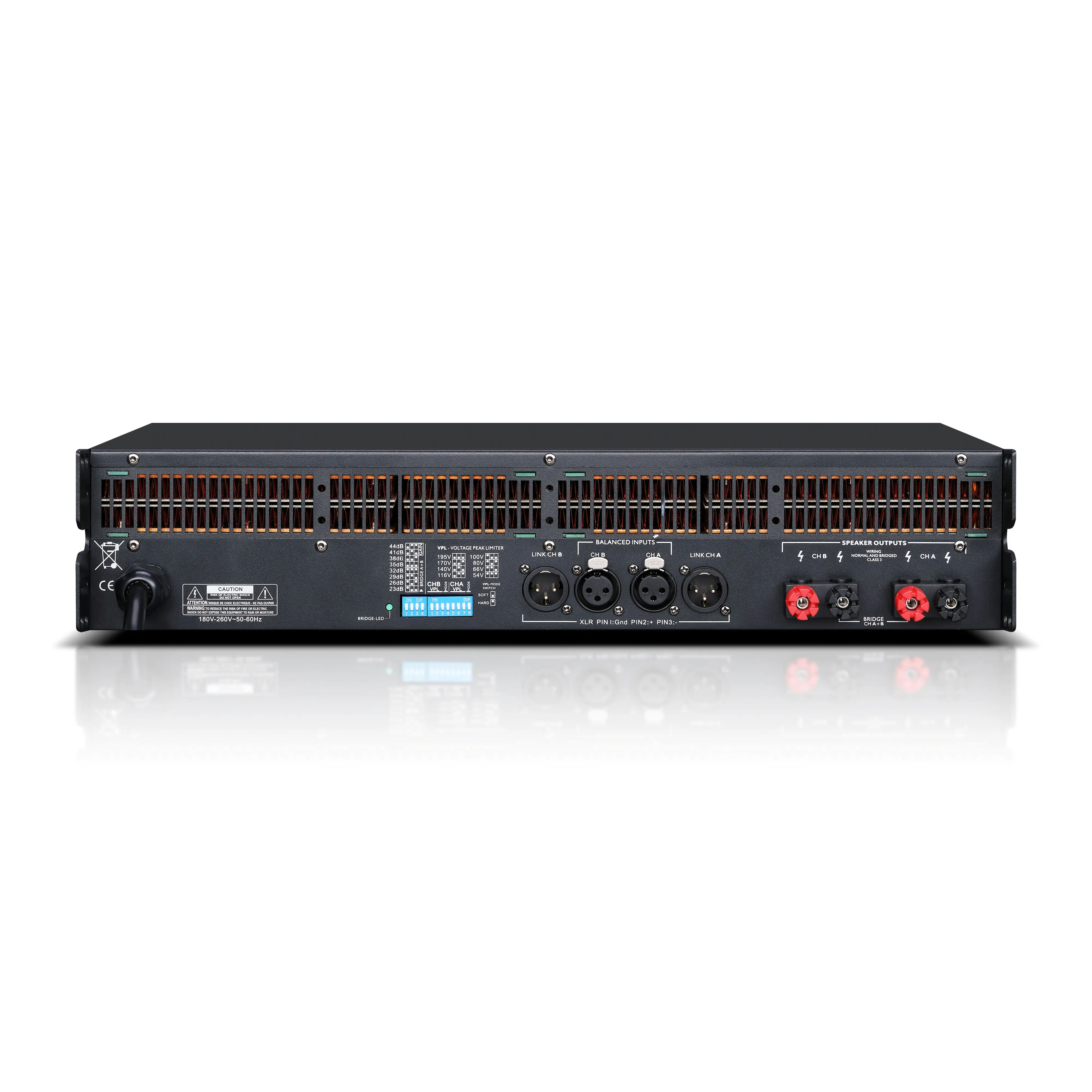 Профессиональный 2-канальный усилитель мощности KET FK14000 2*2350 Вт для линейного массива звукового оборудования